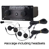 Enduro Pro intercom package including headsets