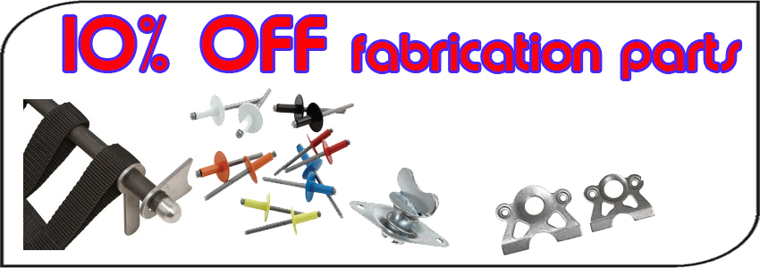 10% off fabrication products at checkout