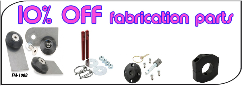 10% off fabrication products at checkout
