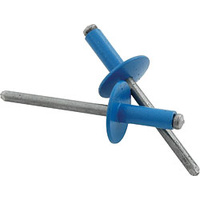 3/16 Large head rivets BLUE