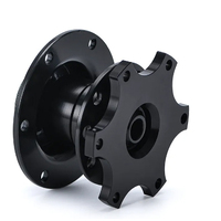 6 bolt steering wheel quick release hub
