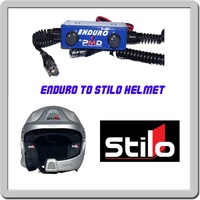 Enduro to Stilo WRC helmet headset adapter