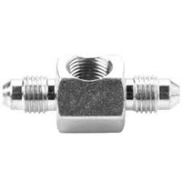 Inline T for Brake Light Switch -3AN Tee 1/8" FPT