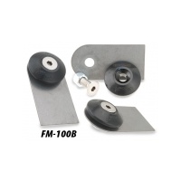 Body Panel Mounting Tab With Black Urethane Washer, Allen Bolt And Nyloc Nut