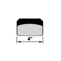 Black Hawk 4" brake pad set