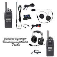 Race car driver & Pit crew communication system