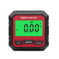 Digital level with magnetic base