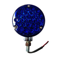 4" round running light LED BLUE