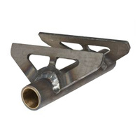 Solid Steering Shaft Column 3/4" with bracket
