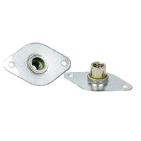 Quick turn fastener insert plates