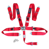 SFI 5pt racing harnesses RED