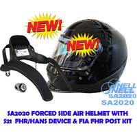 NEW SA2020 PMD full face helmet & FHR/Hans Pack