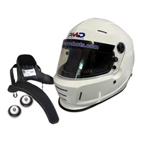 NEW SA2025 PMD AIR FLOW full face helmet & FHR/Hans Pack