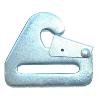 Snap in seat belt end