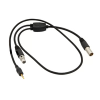 Radios Scanner to 5-Pin Car Harness Headset/Intercom Adapter