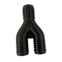 helmet blower hose Y adapter