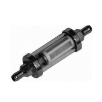 Chrome Glass Fuel Filter with Replaceable Element
