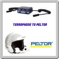 Terraphone intercom to Peltor-Bell helmet headset adapter