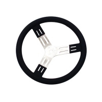 13" Smooth thick grip 3 bolt steering wheel
