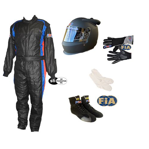 Off road 2 layer racing suit and helmet package SA2020