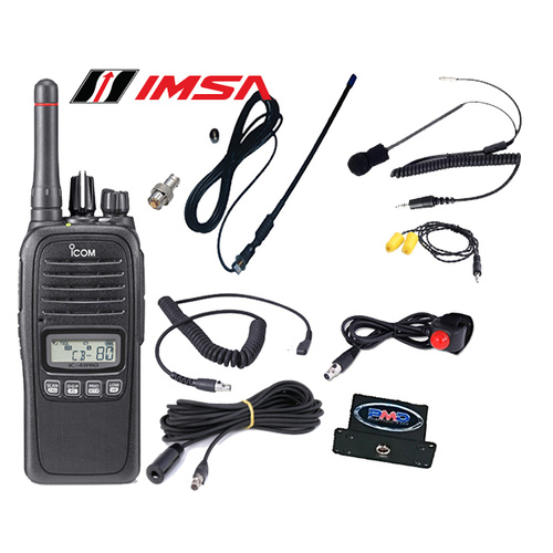 IMSA Race car driver communication system