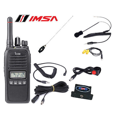 IMSA Race car driver communication system F3 pack