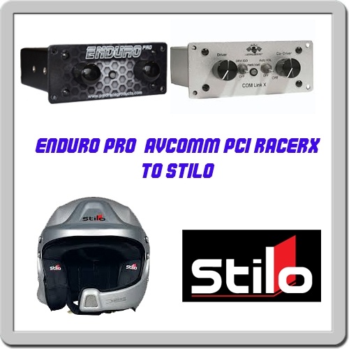 Enduro Pro-Avcom-PCI intercom to Stilo WRC headset adapter