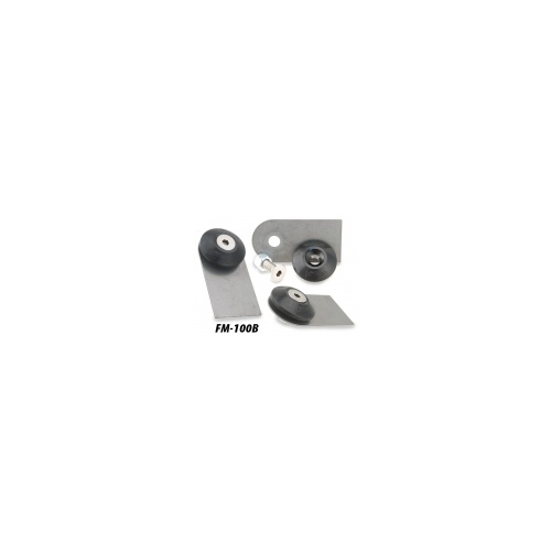Body Panel Mounting Tab With Black Urethane Washer, Allen Bolt And Nyloc Nut