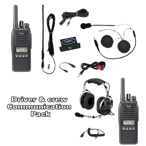 Race car driver & Pit crew communication system