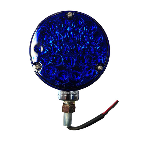 4" round running light LED BLUE