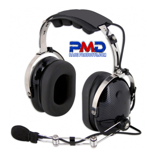 Nascar style communication headset noise cancelling