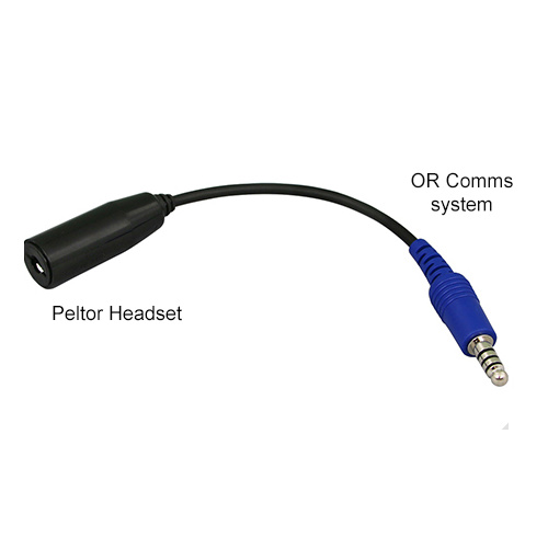 Headset adapter lead Peltor to Off Road