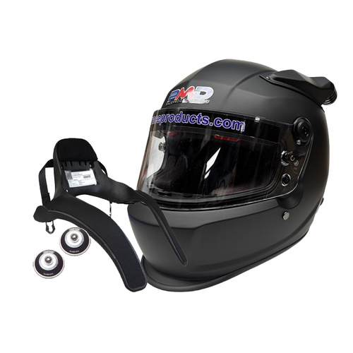 NEW SA2025 PMD FORCED MID-AIR full face helmet & FHR/Hans Pack