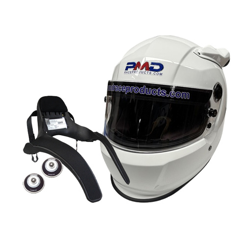 NEW SA2025 PMD FORCED MID-AIR full face helmet & FHR/Hans Pack