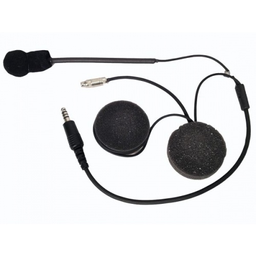 Avcomm intercom noise cancelling helmet headset