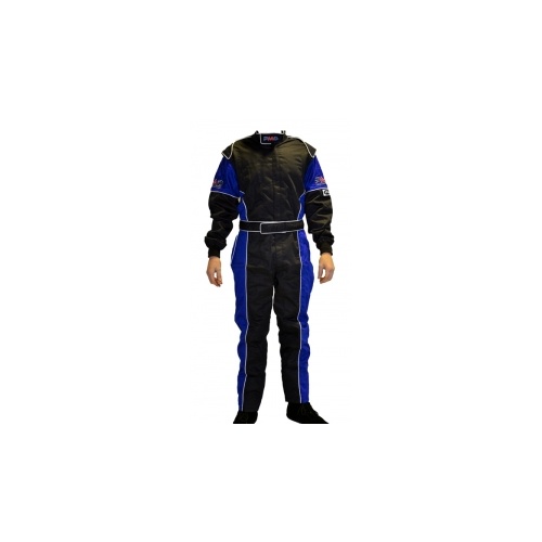 SFI3.2a/1 PMD Race suit [Size: xsmall] [Colour: Black/Blue]