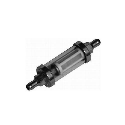 Chrome Glass Fuel Filter with Replaceable Element