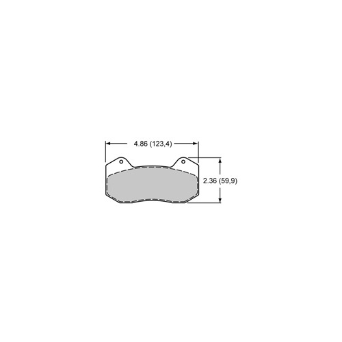 Wilwood 150-12760K set of 4 pads