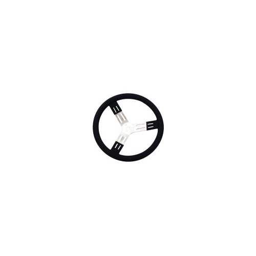13" Smooth thick grip 3 bolt steering wheel
