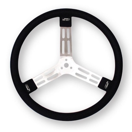 17" Smooth thick grip 3 bolt steering wheel