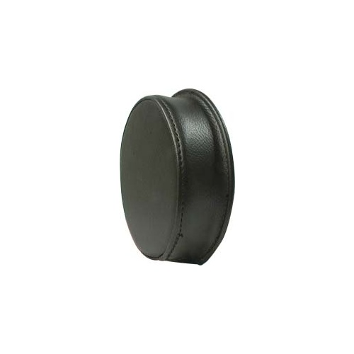 Round steering wheel crash pad