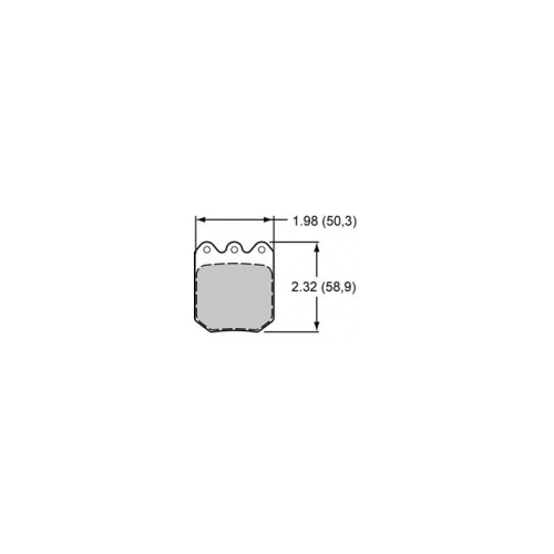 Wilwood 2" brake pad set of 4